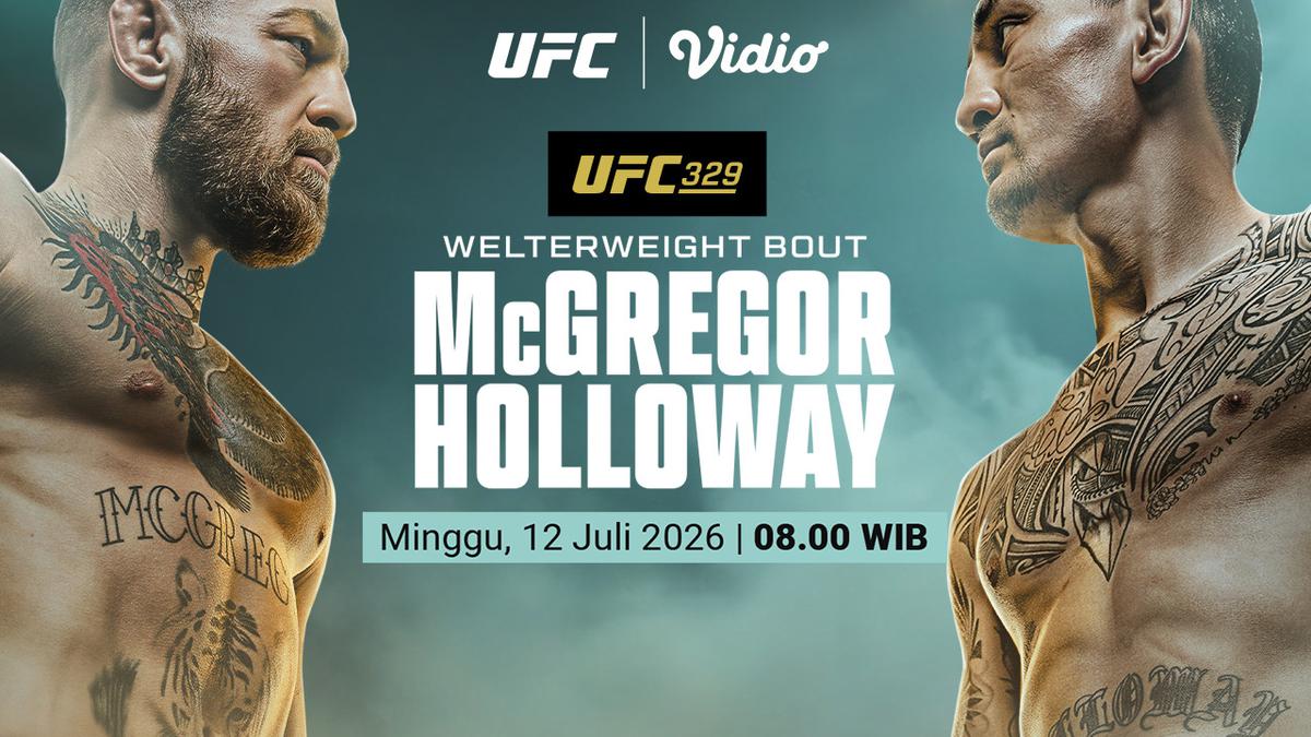 Comeback Epik UFC: Duel Panas McGregor vs Holloway! Tayang Eksklusif di Vidio
