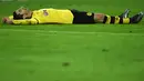 Henrikh Mkhitaryan meninggalkan Borussia Dortmund pada 2016 silam. Sempat menjajaki klub Liga Inggris, yaitu Manchester United dan Arsenal, Mkhitaryan tak mampu menemukan kesuksesan di sana. Saat ini, ia tengah berjuang mencari penampilan terbaiknya bersama AS Roma. (AFP/Patrik Stollarz)