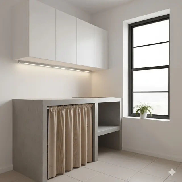 Model Dapur Ukuran 1 Meter. Gemini