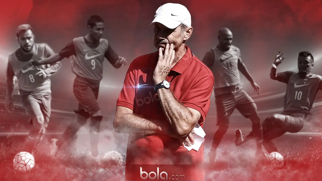 Skenario Taktik Tiki-Taka Timnas Indonesia Ala Alfred Riedl (Bola.com/Adreanus Titus)