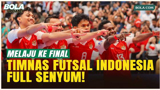 Luar Biasa! Detik-detik Pemain Timnas Futsal Indonesia Merayakan Kemenangan atas Jepang