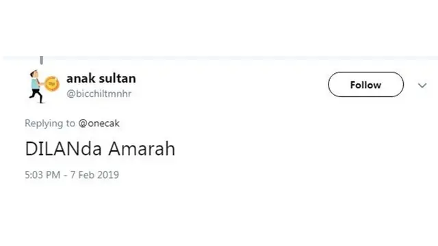 Dilan 2019 (sumber : twitter)