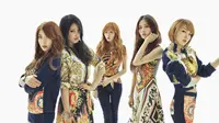 4Minutes berhasil merajai deretan tangga lagu terbaik di Korea Selatan setelah mengalahkan 2NE1.