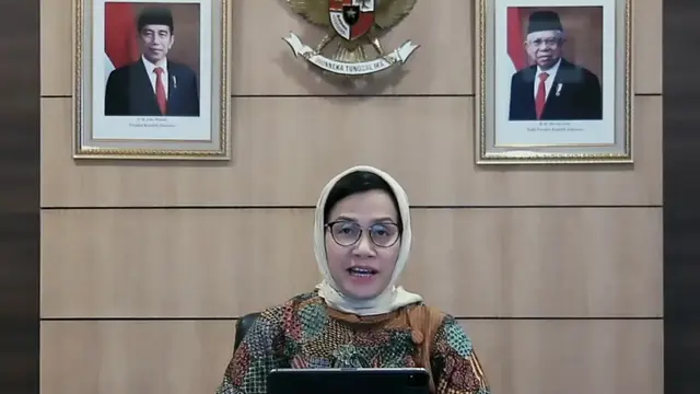 Menteri Keuangan Sri Mulyani Indrawati menghadiri launching buku Teks Ekonomi Syariah