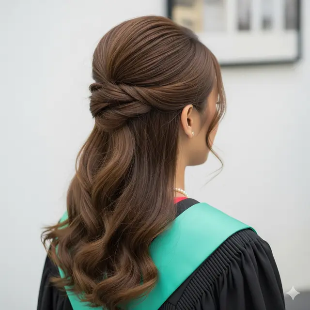 Ide Potongan Rambut Wanita Muda untuk Wisuda yang Elegan. Gemini