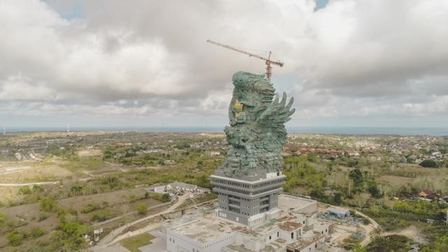 Kalahkan Patung Liberty Garuda Wisnu Kencana Jadi Yang