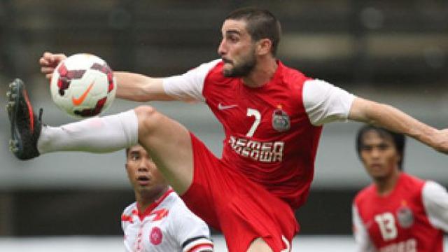 Robertino Pugliara saat bermain di PSM Makassar