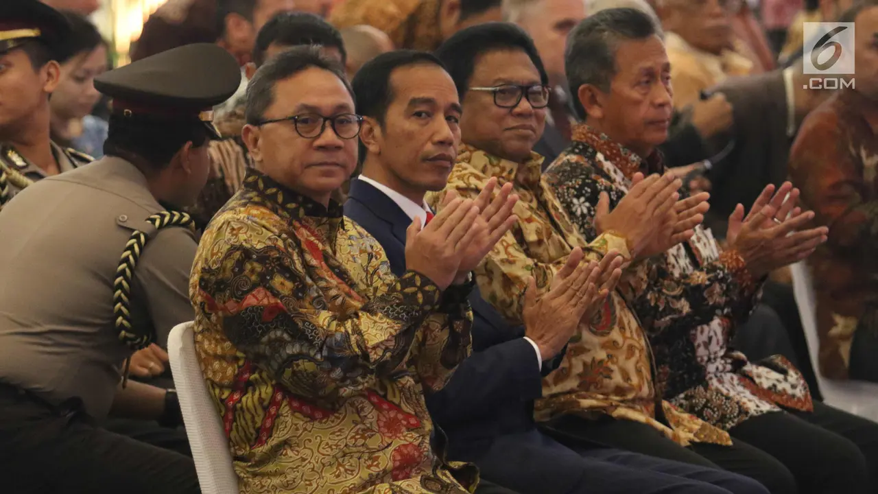 Disambut Oesman Sapta, Presiden Jokowi Hadiri Sarasehan Nasional DPD RI