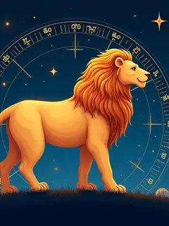 logo ramalan zodiak leo (sumber: AI generated)