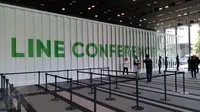 Tamu undangan dan rekan media mulai berdatangan di gelaran Line Conference 2017. Liputan6.com/ Rita Ayuningtyas