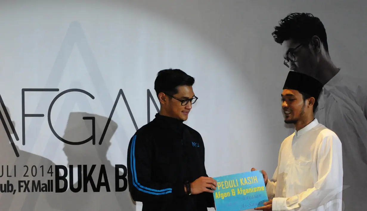Buka puasa bersama para fans ini merupakan acara tahunan untuk para Afganisme (sebutan fans Afgan), Jakarta, Jumat (18/7/14). (Liputan6.com/Andrian M Tunay)