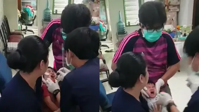 Satu keluarga terkena COVID-19.