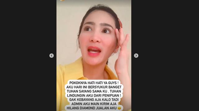 Bunga Zainal Nyaris Jadi Korban Penipuan Senilai Ratusan Juta Rupiah.
