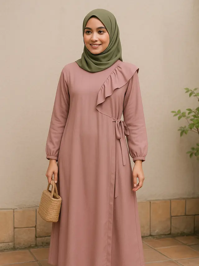 Rekomendasi Gamis Polos Simple dan Modis