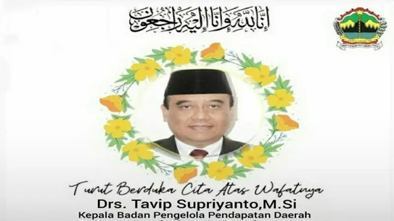 Kepala Bapenda Jateng, Tavip Supriyanto meninggal dunia, Sabtu (23/1/2021). (Foto: Istimewa-Solopos.com)