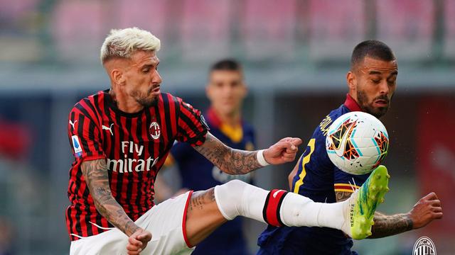 Samu Castillejo AC Milan vs AS Roma (@acmilan)
