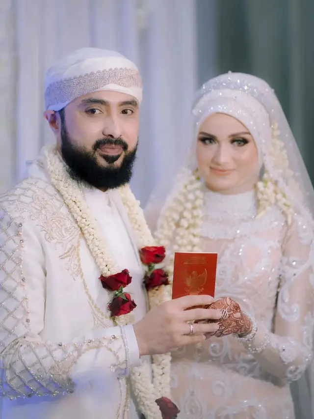 6 Momen Pernikahan Aktor Kolosal Rizal Djibran, Penuh Kebahagiaan