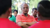 Manajer Madura United, Haruna Soemitro, menjelaskan bila Fabiano Beltrame dkk. memenangi Piala Gubernur Kaltim, total hadiah senilai Rp 1,5 miliar seluruhnya akan jadi milik pemain dan tim pelatih. (Bola.com/Robby Firly)