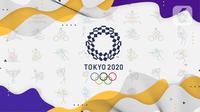 Banner Olimpiade Tokyo 2020. (Liputan6.com/Abdillah)