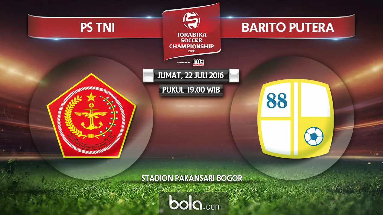 PS TNI Vs Barito Putera (Bola.com/Adreanus Titus)