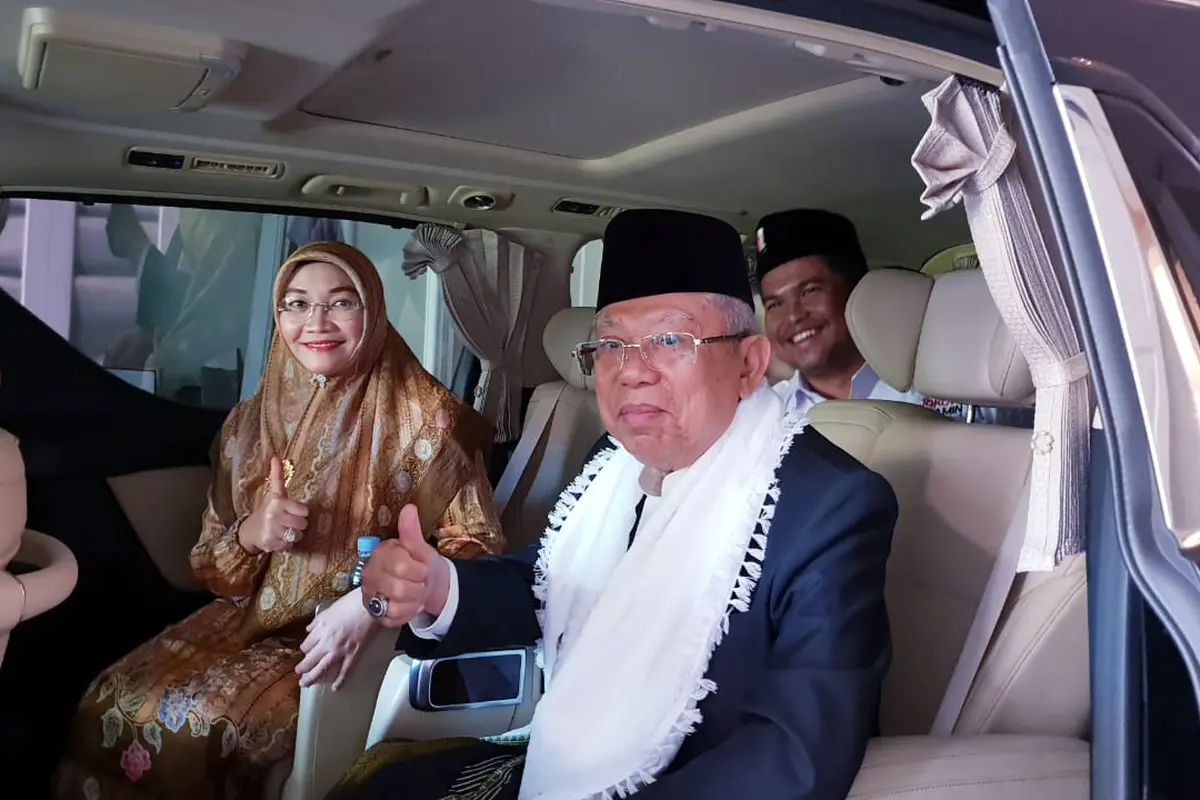 Calon wakil presiden nomor urut 01 Ma'ruf Amin melanjutkan safari ke Kabupaten Sukabumi, Jawa Barat, Rabu (19/12/2018).