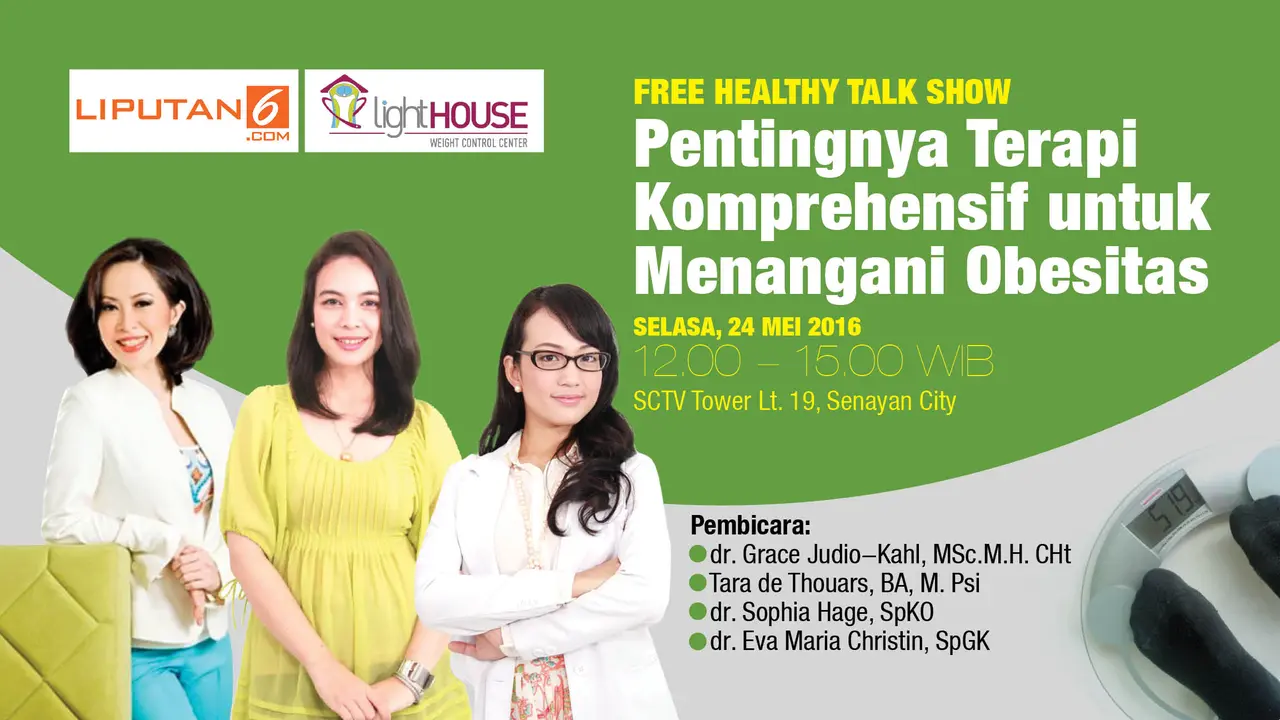 Pendaftaran Healthy Talkshow bersama Lighthouse Indonesia 
