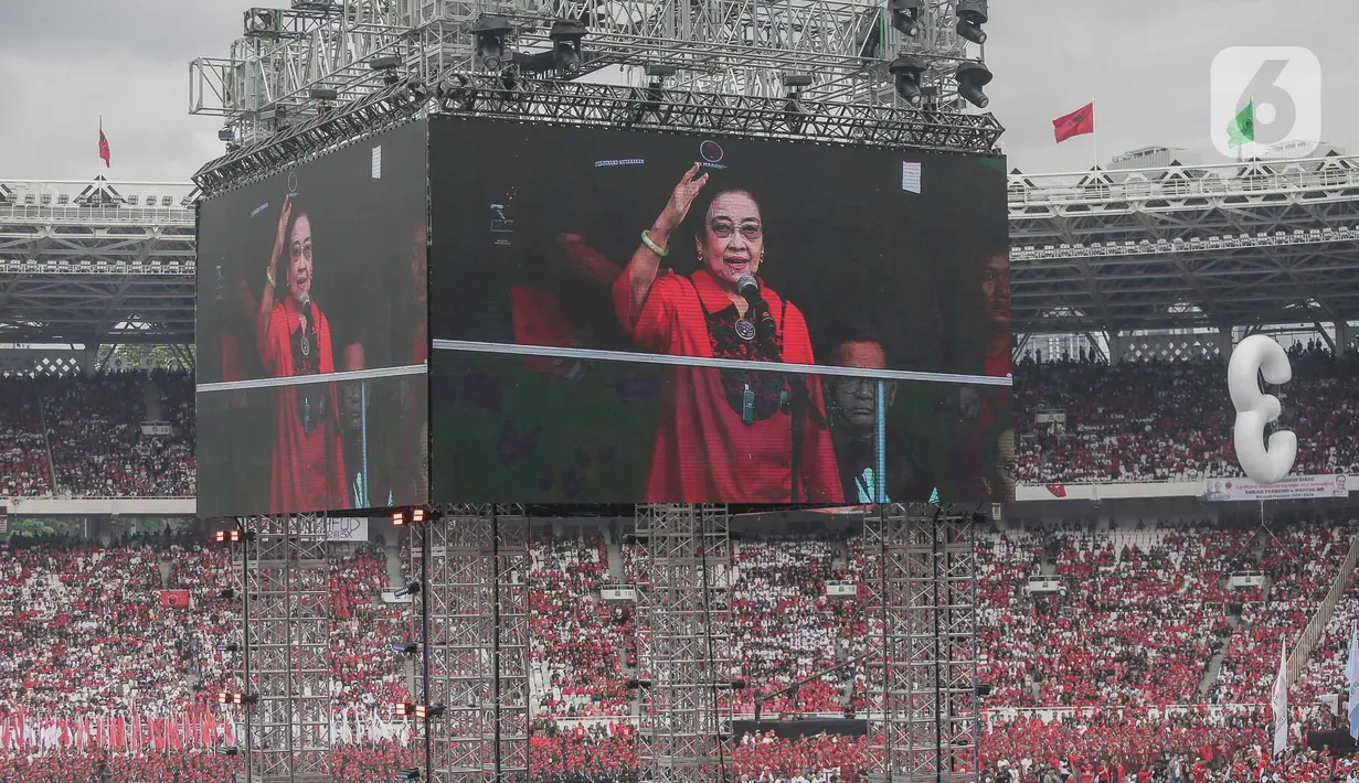 Ketua Umum Partai Demokrasi Indonesia Perjuangan (PDIP) hadir dalam acara tersebut. (Liputan6.com/Angga Yuniar)