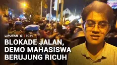 Demo Sampai Malam Berujung Ketegangan, Massa di Jogja Kritik Pemerintah