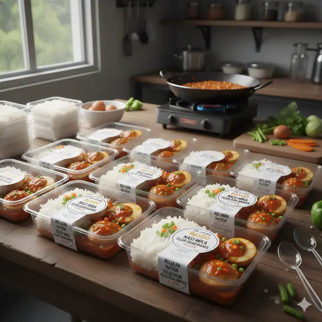 Ide Jualan Nasi Mika Rp5.000-an dengan Lauk Murah Tapi Enak