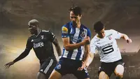 Ilustrasi - Paul Pogba, Fabio Vieira, Nayef Aguerd (Bola.com/Adreanus Titus)