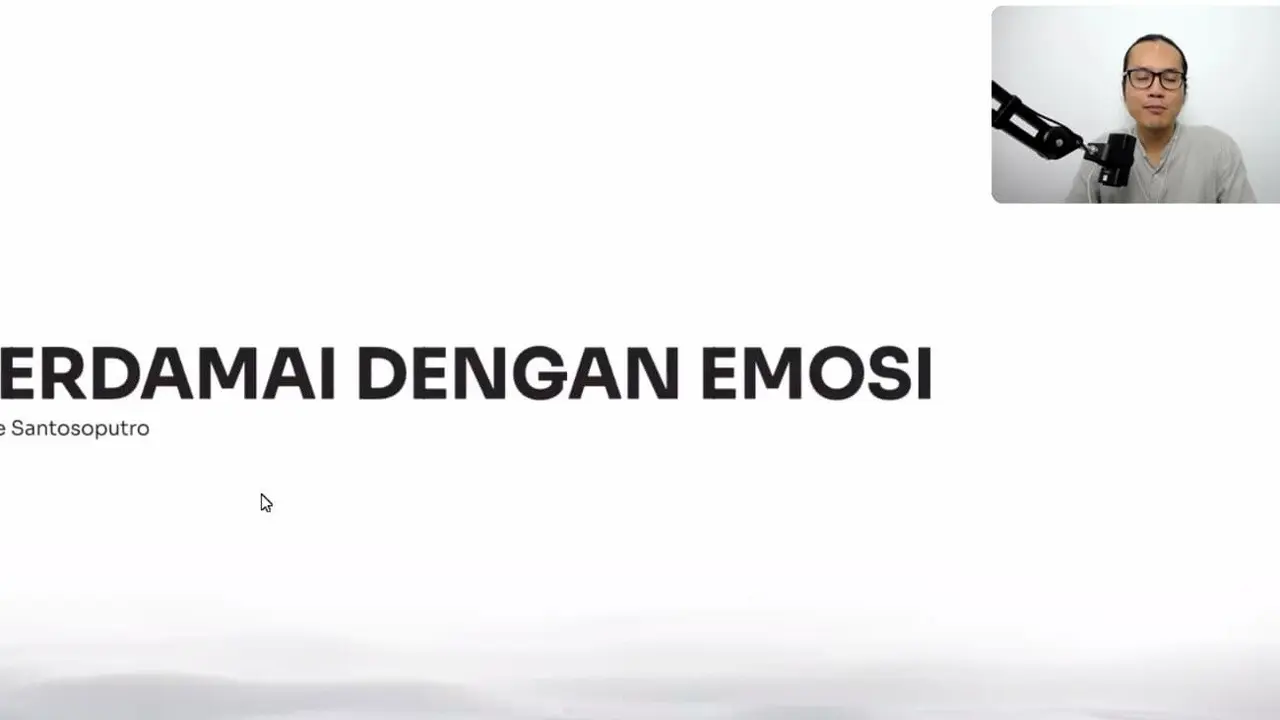 Webinar Berdamai Dengan Emosi - Adjie Santosoputro, Charissa Publisher
