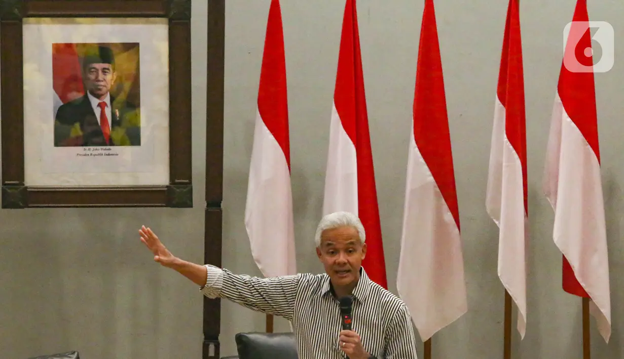 Ganjar juga berpandangan, pemimpin bukanlah malaikat yang bisa menyelesaikan berbagai persoalan dengan sempurna. (merdeka.com/Arie Basuki)