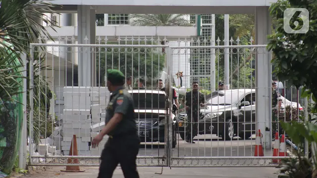 Suasana RSPAD Saat Menko Polhukam Wiranto Tiba