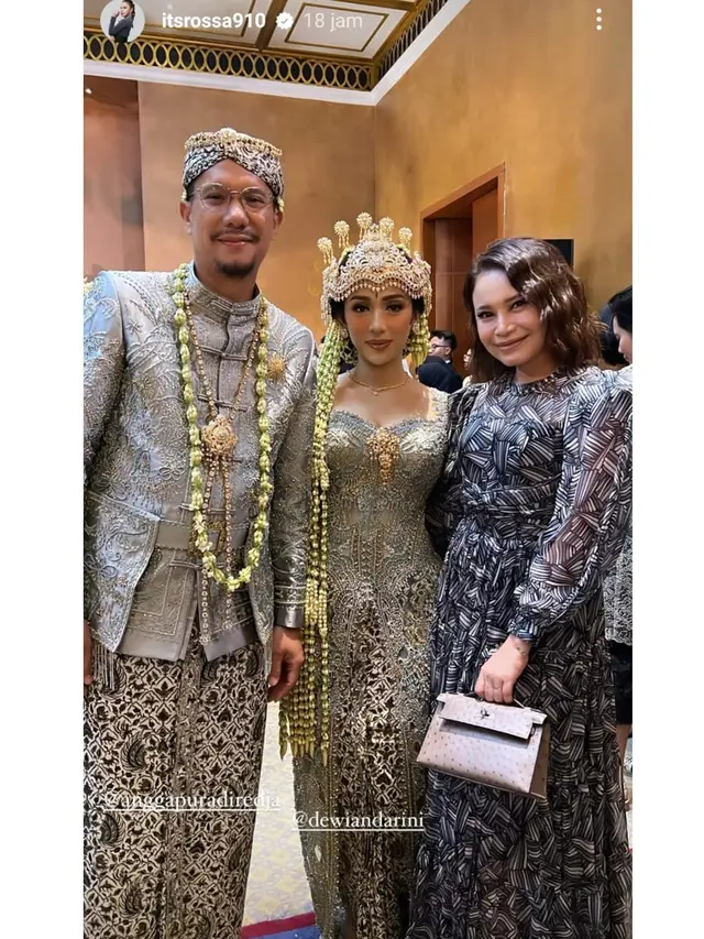8 Potret Artis di Pernikahan Angga Maliq & D'Essentials, Rian D'Masiv Boyong Band-nya