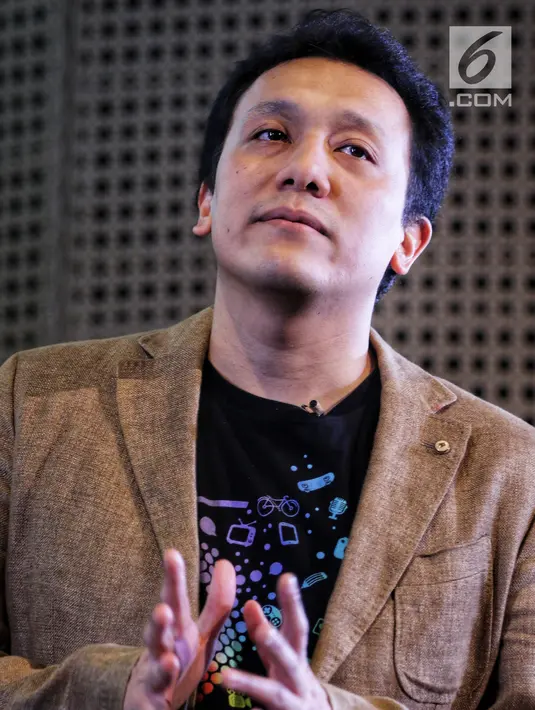 Diaz Hendropriyono saat menjadi pembicara bertajuk “Dengar yang Muda” di Galeri Indonesia Kaya, Jakarta, Kamis (7/2). Kegiatan ini merupakan salah satu upaya pemerintah dalam merangkul generasi muda sebagai agent of change. (Liputan6.com/Johan Tallo)