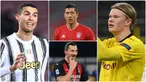 Cristiano Ronaldo kembali membuat kagum publik sepak bola dunia dengan menyabet gelar sebagai pemain terbaik abad ini. Pemain berusaia 35 tahun ini jadi pencetak gol terbanyak sepanjang tahun 2020. Berikut Cristiano Ronaldo dan pencetak gol terbanyak sepanjang 2020. (kolase foto AFP)