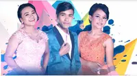 Top 3 D'Academy 4 yakni; Fildan, Putri dan Aulia. (Indosiar)