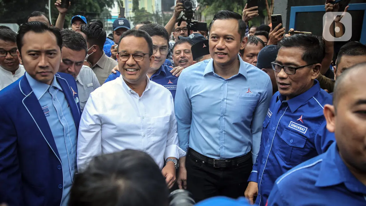 Anies Baswedan Sambangi DPP Partai Demokrat, Disambut Langsung AHY