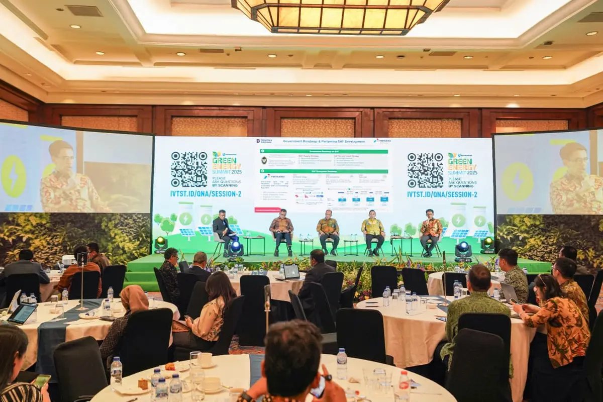 Gelaran Green Energy Summit 2025, Selasa (23/9/2025).
