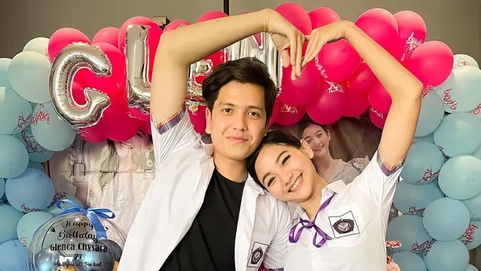 Tampil Gemas, Glenca Chysara Pakai Seragam SMA di Momen Pesta Ulang Tahun