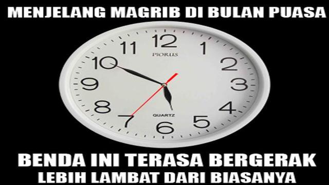 meme nunggu bedug maghrib