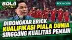 Ketua Umum PSSI, Erick Thohir mengungkapkan, persiapan besar demi meloloskan Timnas Indonesia ke Piala Dunia 2030. Persiapan intensif ini sengaja dilakukan sejak dini mengingat rangkaian babak kualifikasi akan segera bergulir mulai September 2027. ...