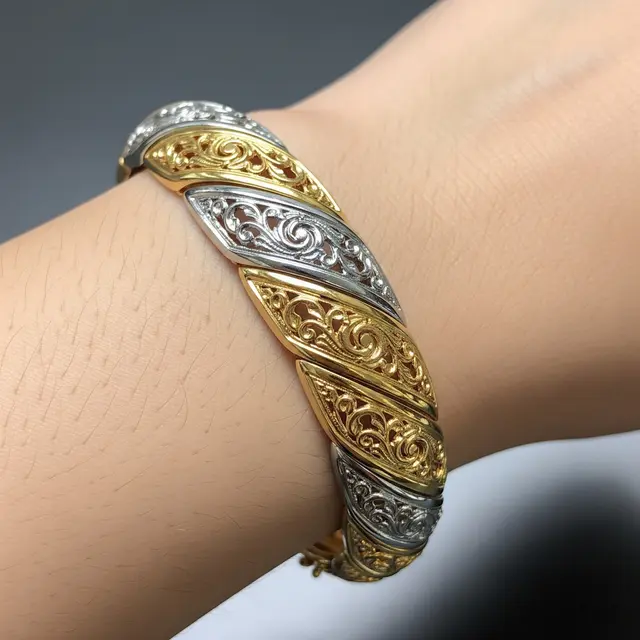 Model Gelang Emas Ukir yang Cocok Jadi Tabungan Emas