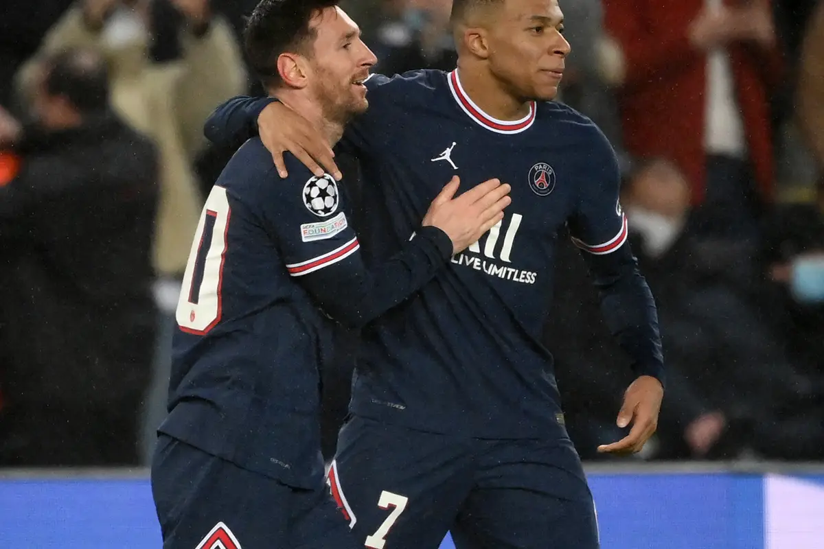 FOTO: Messi - Mbappe Bawa PSG Lumat Club Brugge