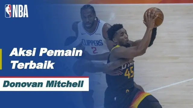 Berita Video Deretan Aksi Berkelas dari Donovan Mitchell Saat Utah Jazz Kalahkan LA Clippersdi NBA Hari Ini