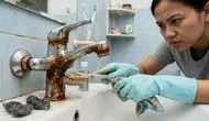 7 Cara Menghilangkan Karat pada Keran Kamar Mandi Tanpa Menggores Permukaannya