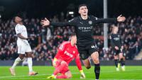 Foto: Melihat Drama Hujan Gol, Manchester City Susah Payah Taklukkan Fulham di Liga Inggris