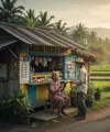 Warung Pulsa di Desa (Foto: Gemini AI)