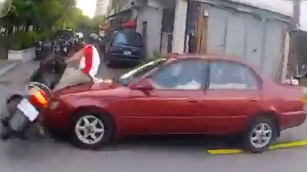Pengejaran Maling Motor di Taiwan Berakhir Nyaris Tragis