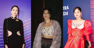 Festival Film Indonesia 2024 tak hanya dihiasi dengan  aktor Tanah Air yang kenakan kebaya. Laura Basuki hingga Anggi Marito buktikan tetap menawan meski tanpa kebaya [@laurabas @sharazaa @anggimarito]